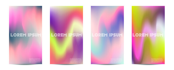Minimal covers design.Colorful halftone gradients.background modern template design for web.Future geometric patterns.Colorful holographic abstract background. Plastic Pink,Proton Purple.UFO Green