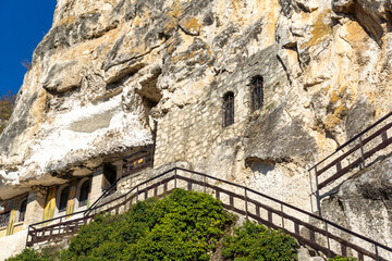 Naklejka premium Medieval Basarbovo Rock Monastery, Bulgaria