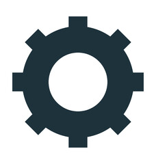Cog Vector Icon

