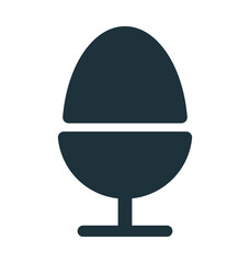 Egg Cup Vector Icon