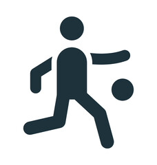 Football Player Vector Icon
