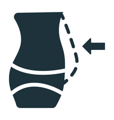 Waistline Vector Icon