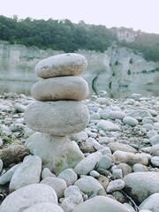 Fototapeta na wymiar Rockbalancing
