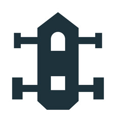 Skateboard Vector Icon