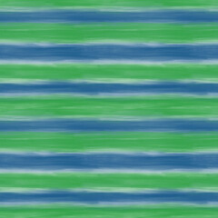 Hand drawn green blue stripes seamless pattern. Abstract background.