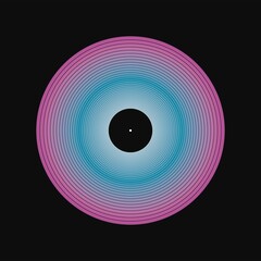 music vinyl turntable vintage blend poster