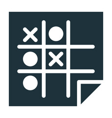 Obraz premium Tic Tac Toe Vector Icon