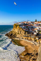 Azenhas do Mar is a seaside town in the municipality of Sintra, Portugal. Close to Lisboa. Azenhas...