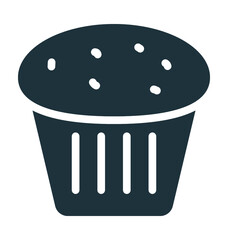 Muffin Vector Icon