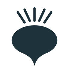 Turnip Vector Icon