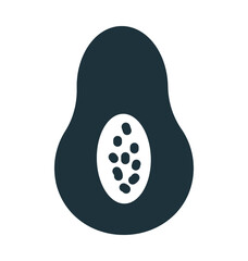 Avocado Vector Icon