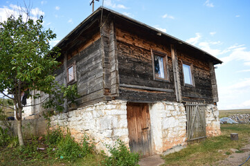 Historic old wooden house still alive