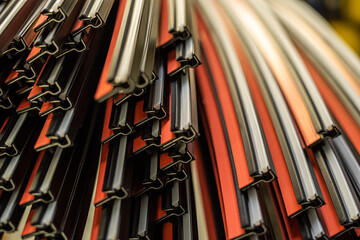 Plastic bars which are installed on windshields or canopies