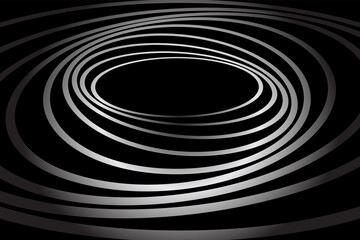 Oval lines design with Illusion of vortex movement.