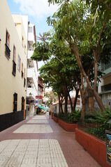holiday urban landscape in the spanish island of tenerife