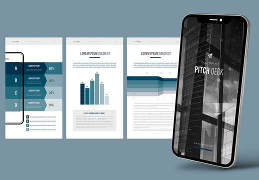 Green and Black Phone Business Presentation