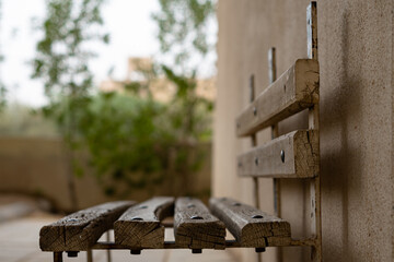 Wooden chair in an old house
