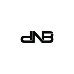 dnb letter original monogram logo design