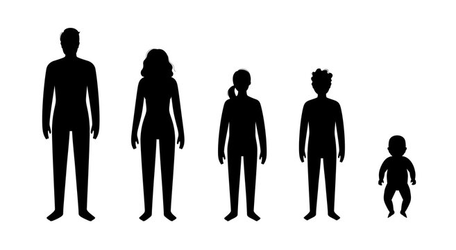 Male female silhouette