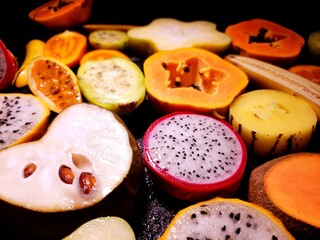 Exotic tropical fruit is the best fresh