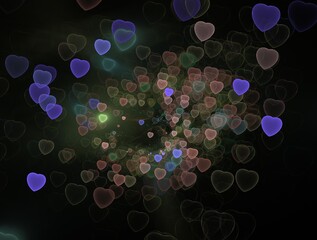 Imaginatory fractal background generated Image