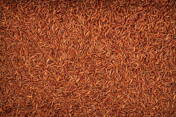Red rice texture background.
