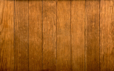 Fototapeta premium Big Brown wood plank wall texture background