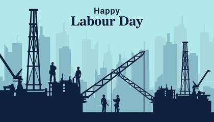 Illustration Vector Design Of World Labour day 1 May