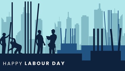 Illustration Vector Design Of World Labour day 1 May