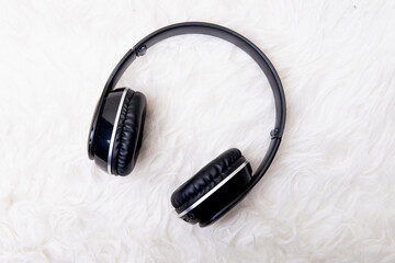 Black headphones