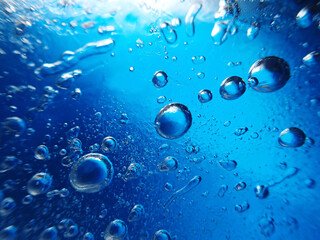 Macro shot of frozen surface