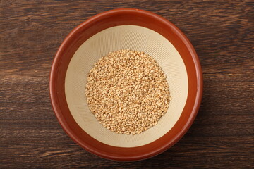 白煎り胡麻　すり鉢