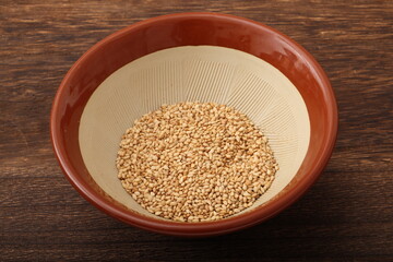 白煎り胡麻　すり鉢