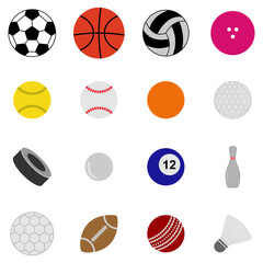 ball icon set vector sign symbol