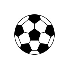 Obraz premium football ball icon vector sign symbol