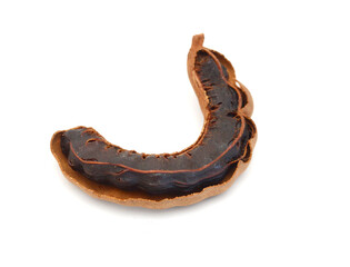 Sweet tamarind on a white background