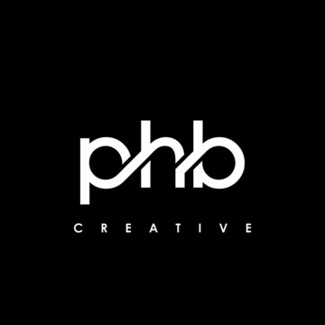 PHB Letter Initial Logo Design Template Vector Illustration