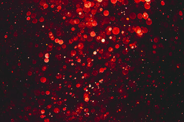 Red light glowing defocused valentine'day blur bokeh