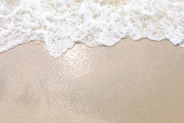 Fototapeta na wymiar sand on the beach natural use for background