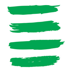 Obraz premium 12AprBrushesGreen