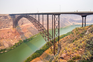 Perrine bridge over Snake river in Idaho