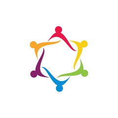 Community human and social logo

