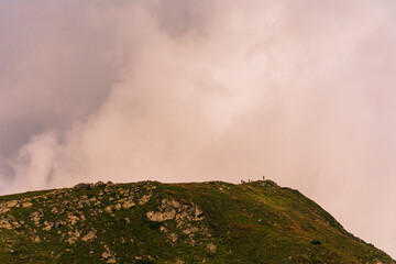 The majestic Carpathians in all the peace and quiet, the beauty and grandeur of the Ukrainian mountains.