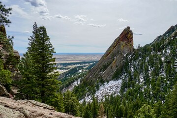 The Flatirons in Boulder, Colorado