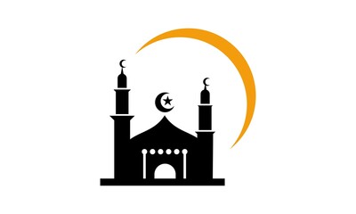 mosque building logo