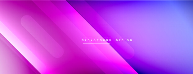 Dynamic lines abstract background. 3D shadow effects and fluid gradients. Modern overlapping forms