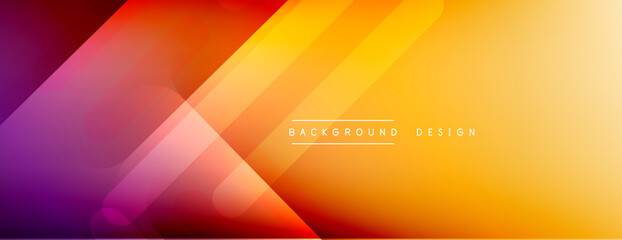 Dynamic lines abstract background. 3D shadow effects and fluid gradients. Modern overlapping forms