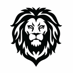 Fototapeta na wymiar Wild Lion Head Logo Vector Template Illustration Design