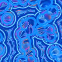 Blue pink white texture bacteria abstract background with circles