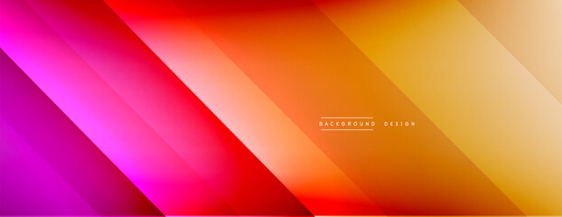 Dynamic lines abstract background. 3D shadow effects and fluid gradients. Modern overlapping forms